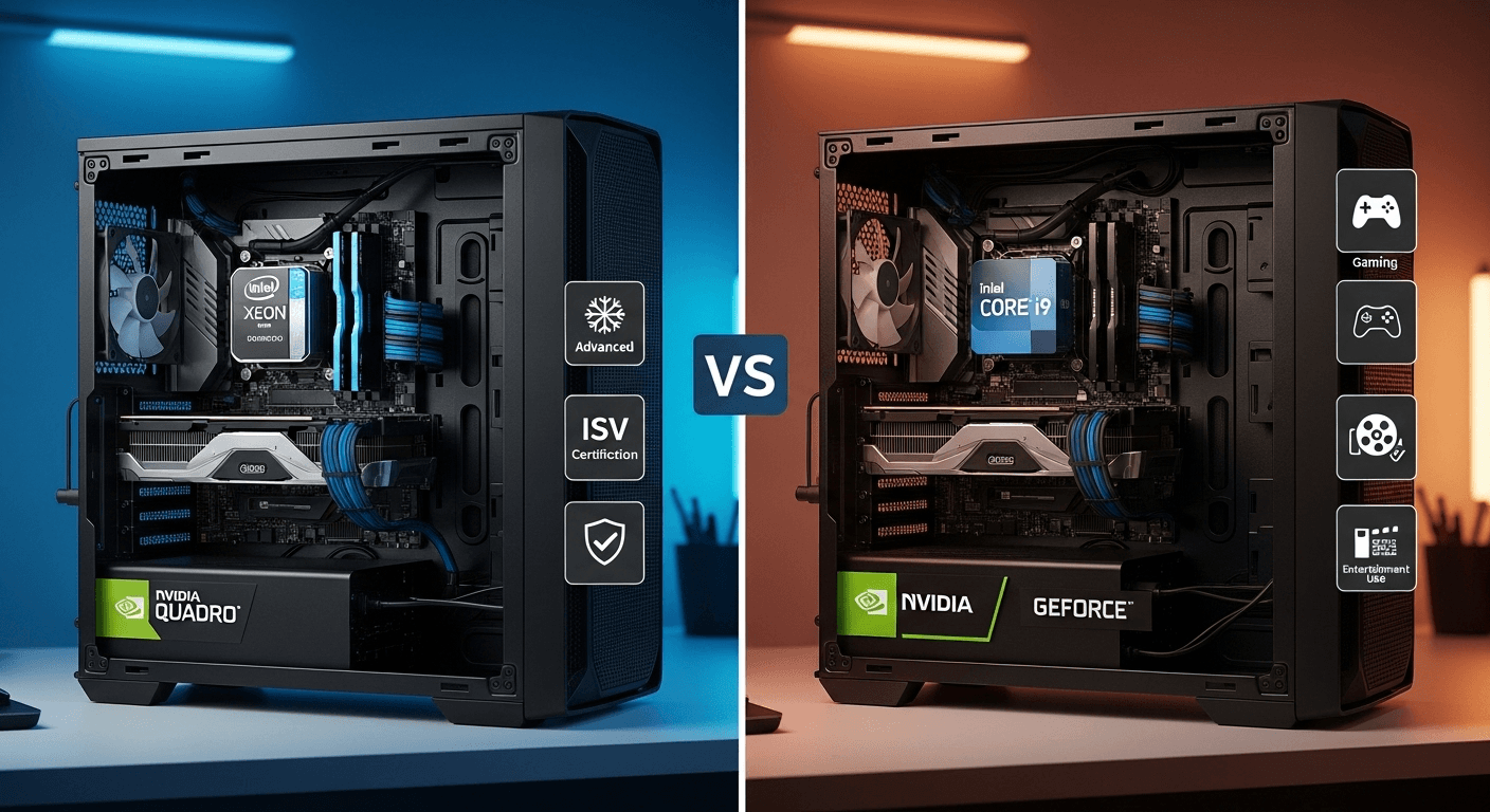 Điểm khác biệt cốt lõi giữa máy trạm và máy tính cá nhân (PC)