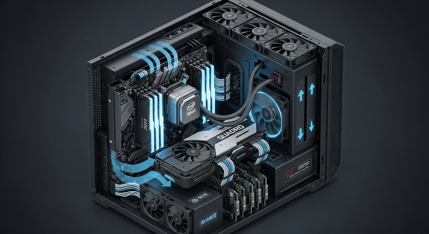 Khám phá các thành phần 'vàng' tạo nên sức mạnh của máy trạm