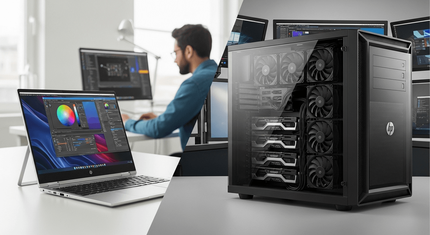 So Sánh Chi Tiết Các Dòng Máy Trạm HP: ZBook vs Z Tower